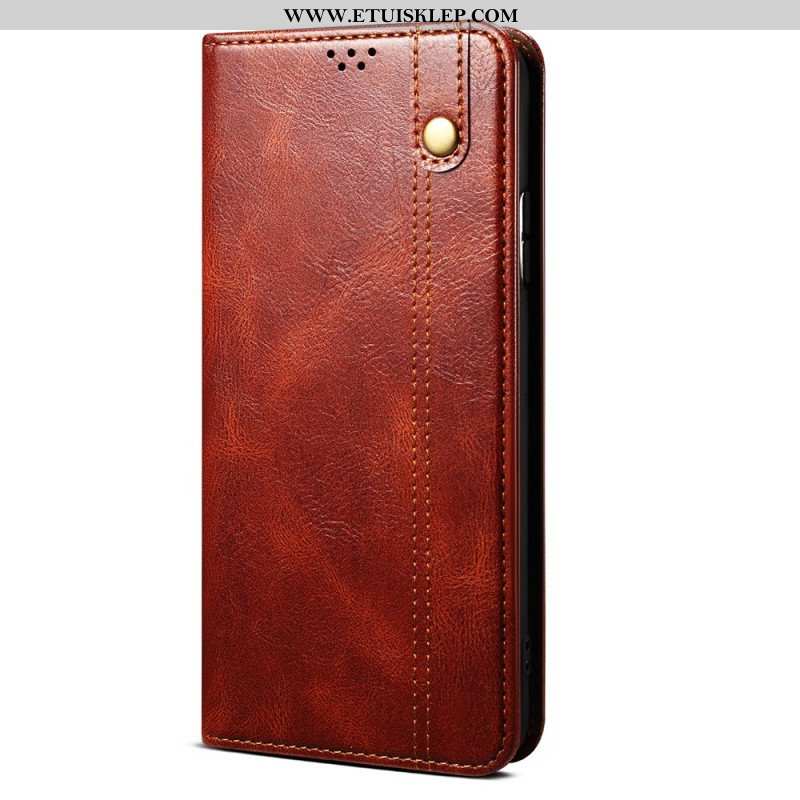 Etui Folio do OnePlus Nord CE 2 5G Efekt Skóry